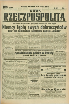 Nowa Rzeczpospolita. R.1, nr 147 (27 sierpnia 1938)