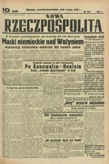 Nowa Rzeczpospolita. R.1, nr 149 (29 sierpnia 1938)