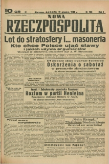Nowa Rzeczpospolita. R.1, nr 156 (3 września 1938)