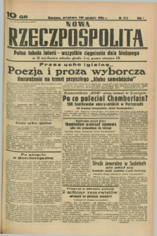 Nowa Rzeczpospolita. R.1, nr 173 (16 września 1938)