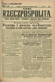 Nowa Rzeczpospolita. R.1, nr 173 (16 września 1938) wydanie II