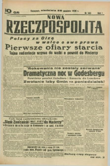 Nowa Rzeczpospolita. R.1, nr 185 (25 września 1938)