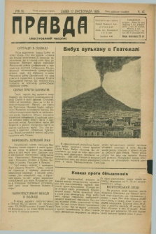 Pravda : ilûstrovannij časopis. R.3, č. 47 (17 listopada 1929)
