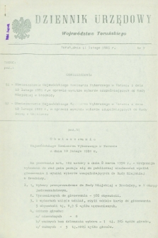 Dziennik Urzędowy Województwa Toruńskiego. 1991, nr 7 (11 lutego)