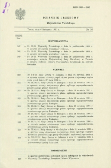 Dziennik Urzędowy Województwa Toruńskiego. 1991, nr 36 (6 listopada)