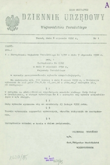 Dziennik Urzędowy Województwa Toruńskiego. 1992, nr 1 (8 stycznia)