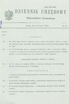 Dziennik Urzędowy Województwa Toruńskiego. 1992, nr 15 (20 lipca)