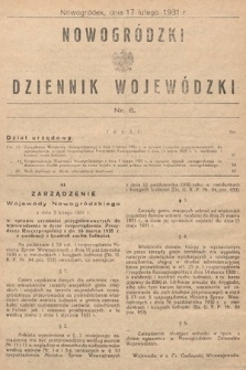 Nowogródzki Dziennik Wojewódzki. 1931, nr 6