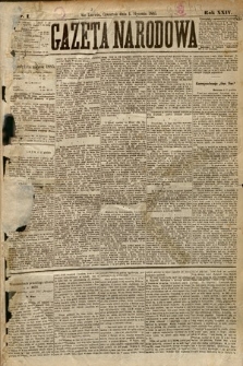 Gazeta Narodowa. 1885, nr 1