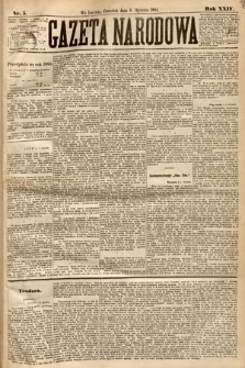Gazeta Narodowa. 1885, nr 5