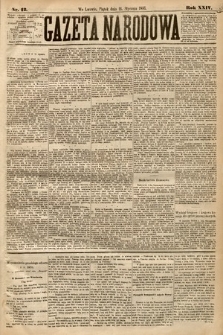 Gazeta Narodowa. 1885, nr 12