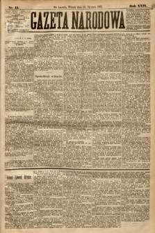 Gazeta Narodowa. 1885, nr 15