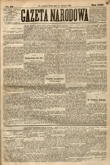 Gazeta Narodowa. 1885, nr 16