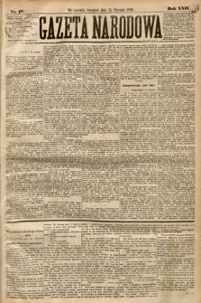 Gazeta Narodowa. 1885, nr 17