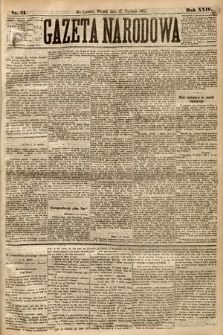 Gazeta Narodowa. 1885, nr 21