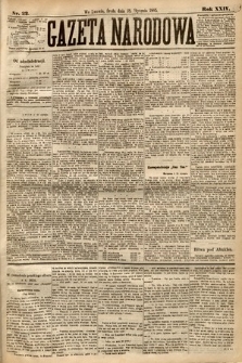 Gazeta Narodowa. 1885, nr 22