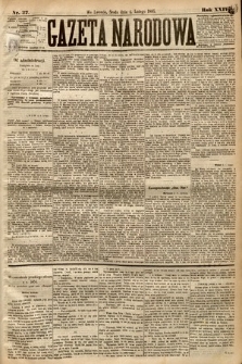 Gazeta Narodowa. 1885, nr 27