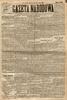 Gazeta Narodowa. 1885, nr 34