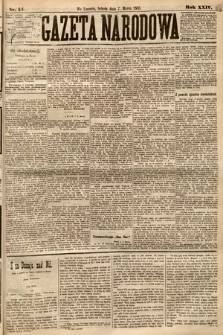Gazeta Narodowa. 1885, nr 54
