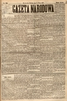 Gazeta Narodowa. 1885, nr 61