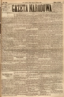 Gazeta Narodowa. 1885, nr 65