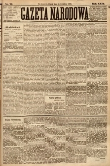 Gazeta Narodowa. 1885, nr 76