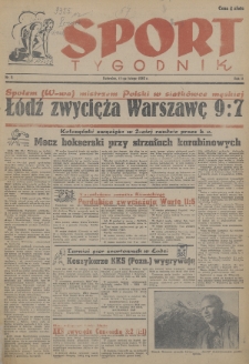 Sport : tygodnik. 1946, nr 6