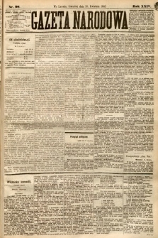 Gazeta Narodowa. 1885, nr 98