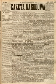 Gazeta Narodowa. 1885, nr 101