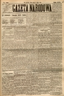 Gazeta Narodowa. 1885, nr 103
