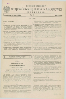 Dziennik Urzędowy Wojewódzkiej Rady Narodowej w Poznaniu. 1980, nr 5 (31 lipca)