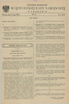 Dziennik Urzędowy Wojewódzkiej Rady Narodowej w Poznaniu. 1981, nr 2 (5 maja)