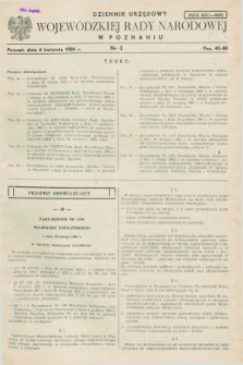 Dziennik Urzędowy Wojewódzkiej Rady Narodowej w Poznaniu. 1984, nr 3 (6 kwietnia)