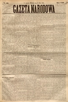 Gazeta Narodowa. 1885, nr 112