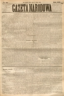 Gazeta Narodowa. 1885, nr 114