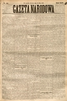 Gazeta Narodowa. 1885, nr 115