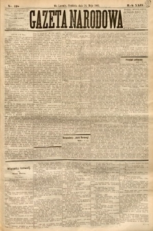 Gazeta Narodowa. 1885, nr 118