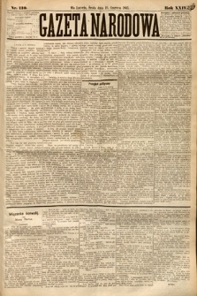 Gazeta Narodowa. 1885, nr 130