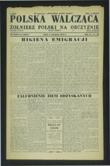 Polska Walcząca - Żołnierz Polski na Obczyźnie = Fighting Poland : Polish weekly. R.9, nr 30 (2 sierpnia 1947)
