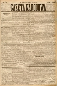 Gazeta Narodowa. 1885, nr 142