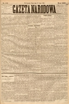 Gazeta Narodowa. 1885, nr 161