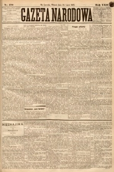 Gazeta Narodowa. 1885, nr 170
