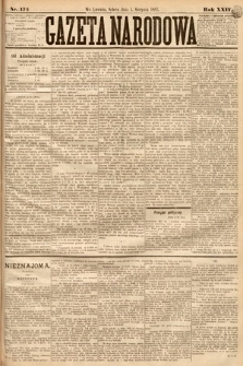 Gazeta Narodowa. 1885, nr 174
