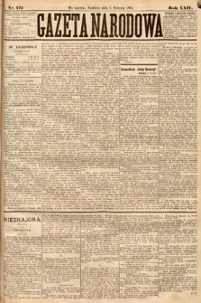 Gazeta Narodowa. 1885, nr 175