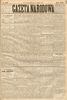 Gazeta Narodowa. 1885, nr 177