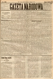 Gazeta Narodowa. 1885, nr 193