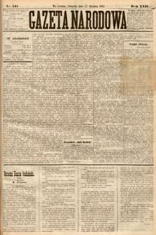 Gazeta Narodowa. 1885, nr 195