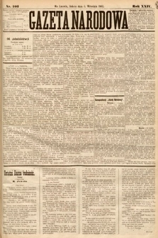 Gazeta Narodowa. 1885, nr 203