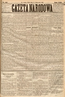 Gazeta Narodowa. 1885, nr 237