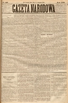 Gazeta Narodowa. 1885, nr 258